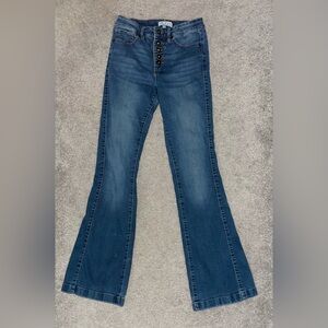 Sofia by Sofia Vergara Dark Blue Flare Jeans